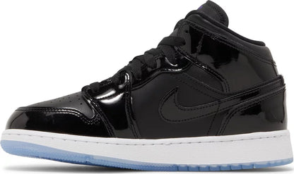 Nike Grade School Womens Air Jordan 1 Mid SE Sneakers - 'Space Jam'