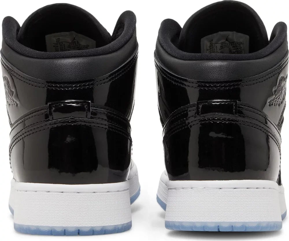 Nike Grade School Womens Air Jordan 1 Mid SE Sneakers - 'Space Jam'