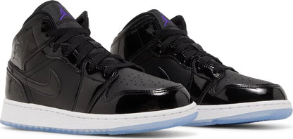 Nike Grade School Womens Air Jordan 1 Mid SE Sneakers - 'Space Jam'