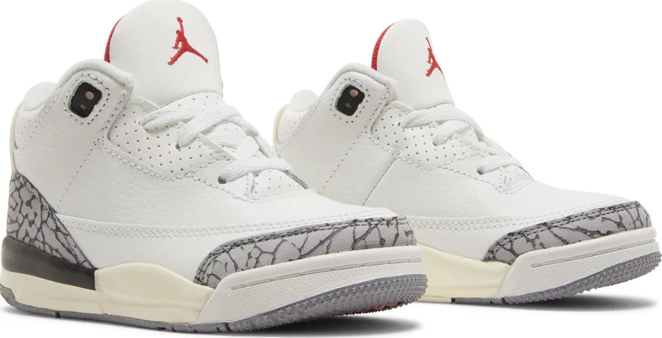 Nike Toddlers Air Jordan 3 Retro Sneakers - 'White Cement Reimagined'