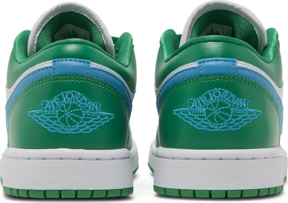 Nike Womens Air Jordan 1 Low Sneakers - 'Lucky Green'