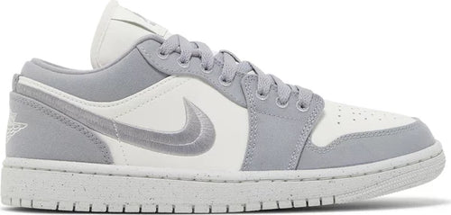 Nike Womens Air Jordan 1 Low SE Sneakers - 'Light Steel Grey'