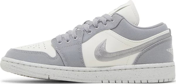 Nike Womens Air Jordan 1 Low SE Sneakers - 'Light Steel Grey'