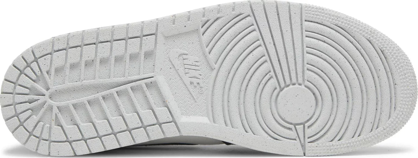 Nike Womens Air Jordan 1 Mid SE Sneakers - 'Light Steel Grey Canvas'