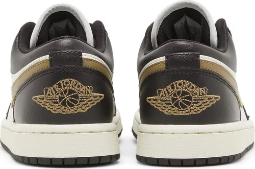 Nike Womens Air Jordan 1 Low Sneakers - 'Shadow Brown'
