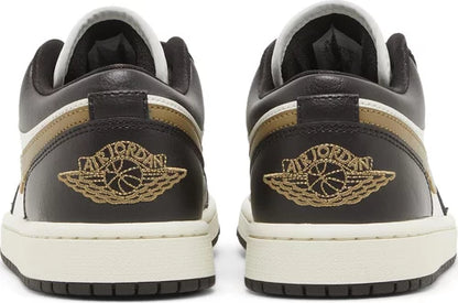 Nike Womens Air Jordan 1 Low Sneakers - 'Shadow Brown'