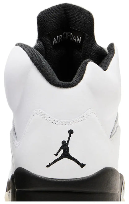 Nike Mens Air Jordan 5 Retro Sneakers - 'White Black'