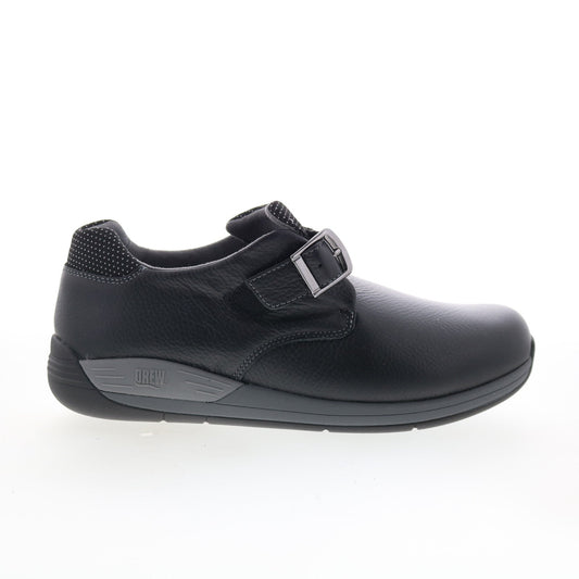 Drew Tempo 14806-12 Womens Black Extra Wide Leather Lifestyle Sneakers Shoes