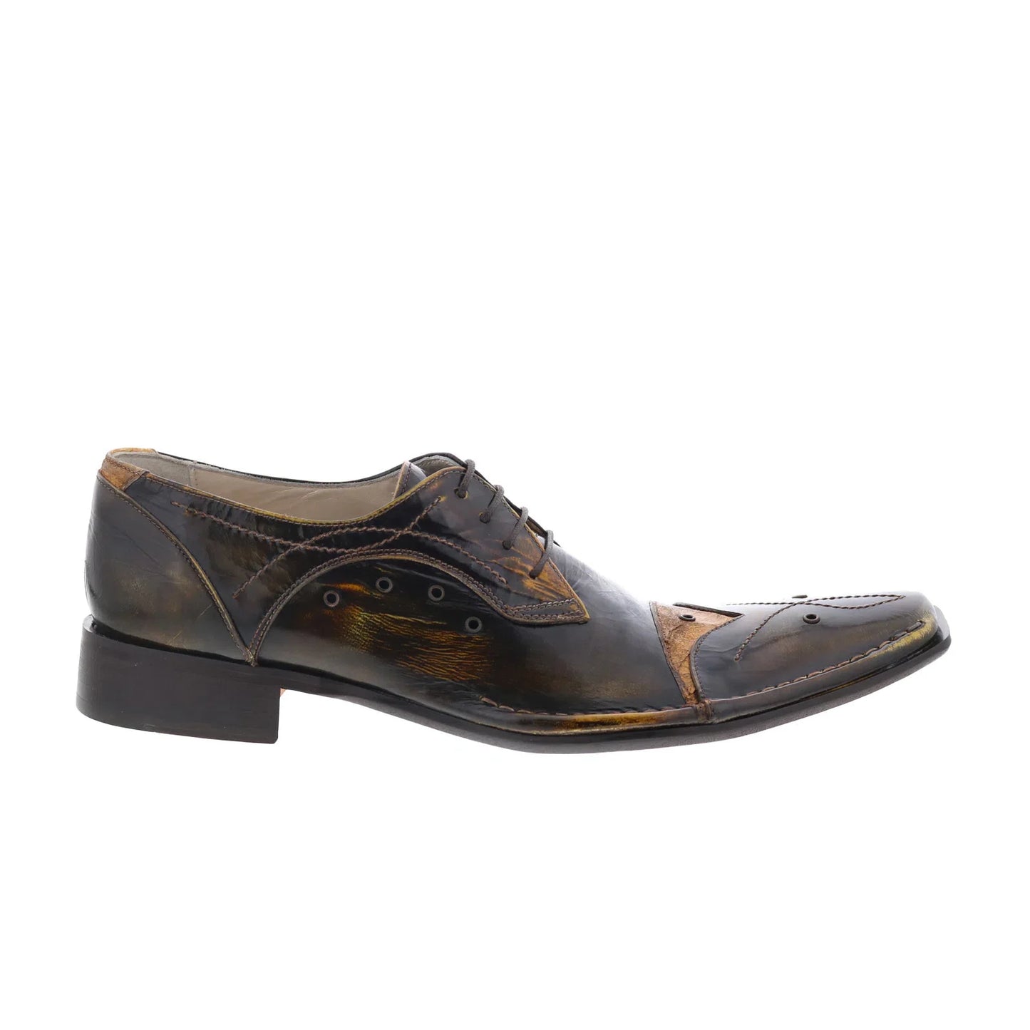 Ghost Marmo 1704 Mens Brown Leather Lace Up Oxfords & Lace Ups Casual Shoes
