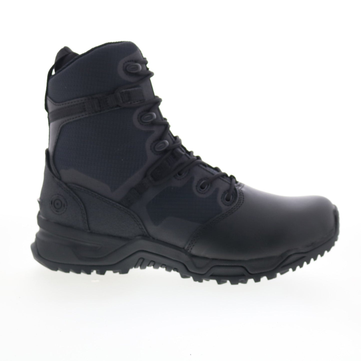 Original Swat Alpha Fury 8" Polishable Toe Side-Zip EN Mens Black Boots