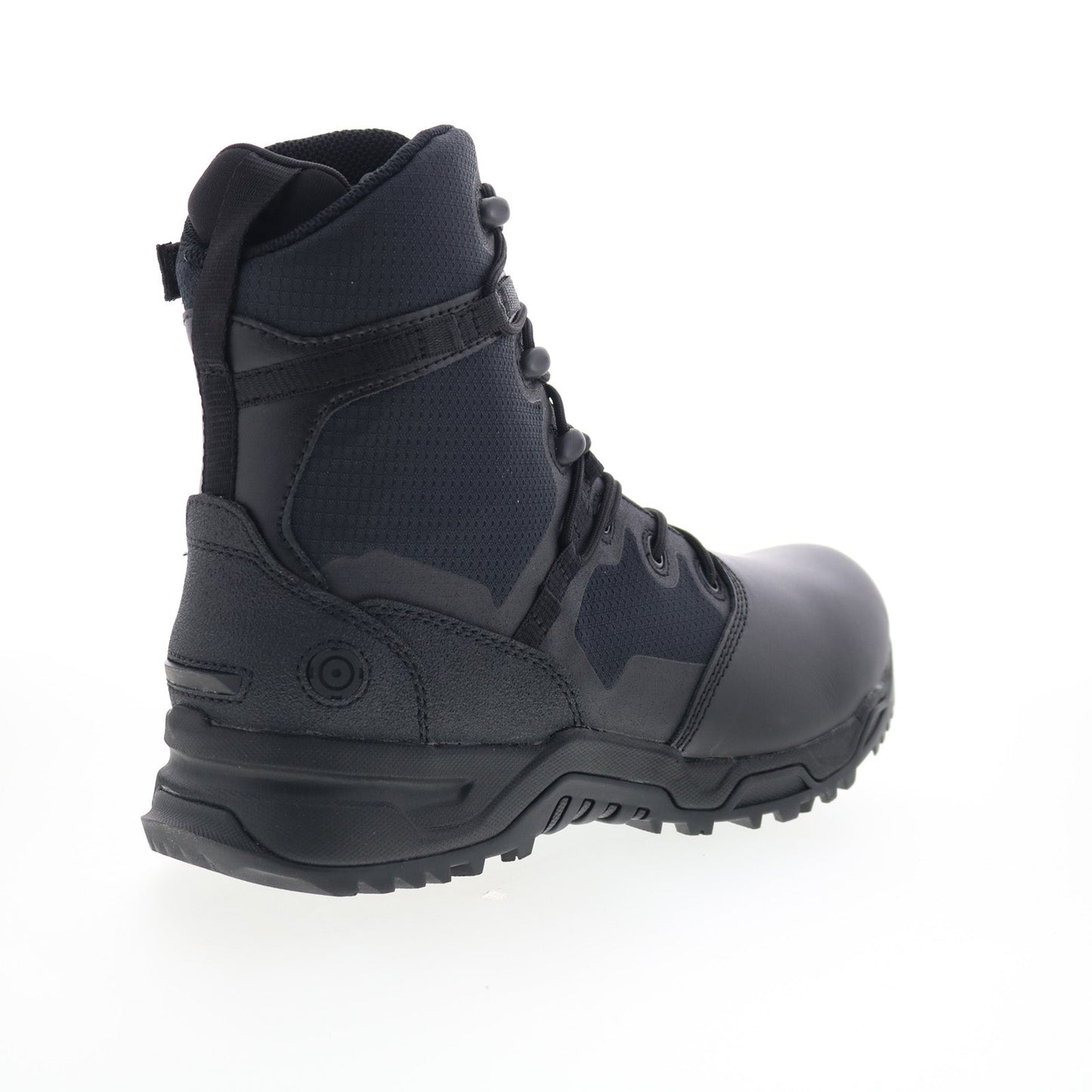 Original Swat Alpha Fury 8" Polishable Toe Side-Zip EN Mens Black Boots