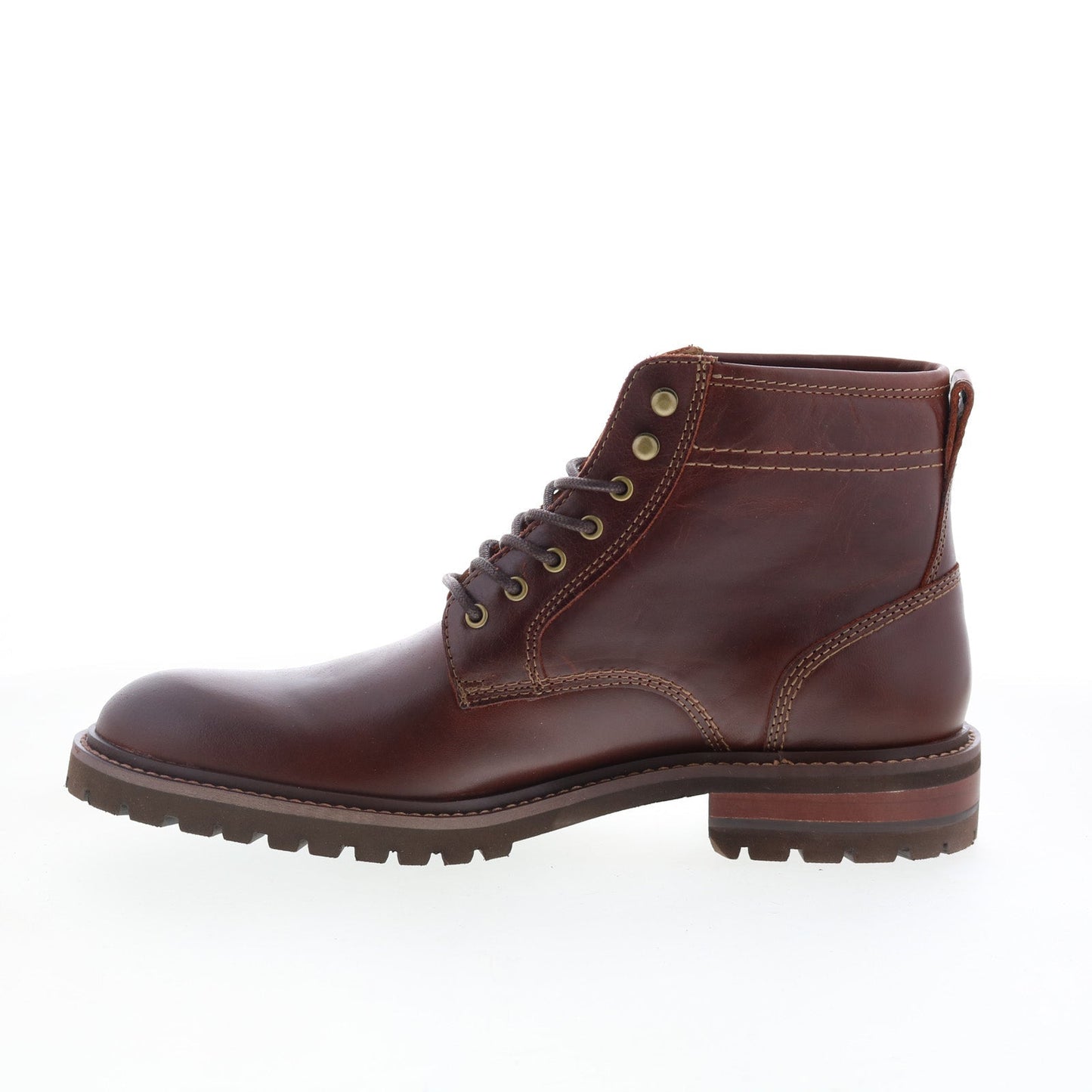 Johnston & Murphy Dudley Lug 20-1993 Mens Brown Leather Casual Dress Boots