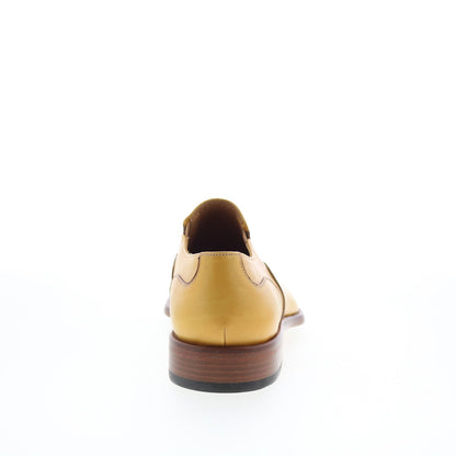 Giano Columbia 2011 Mens Brown Leather Loafers & Slip Ons Casual Shoes