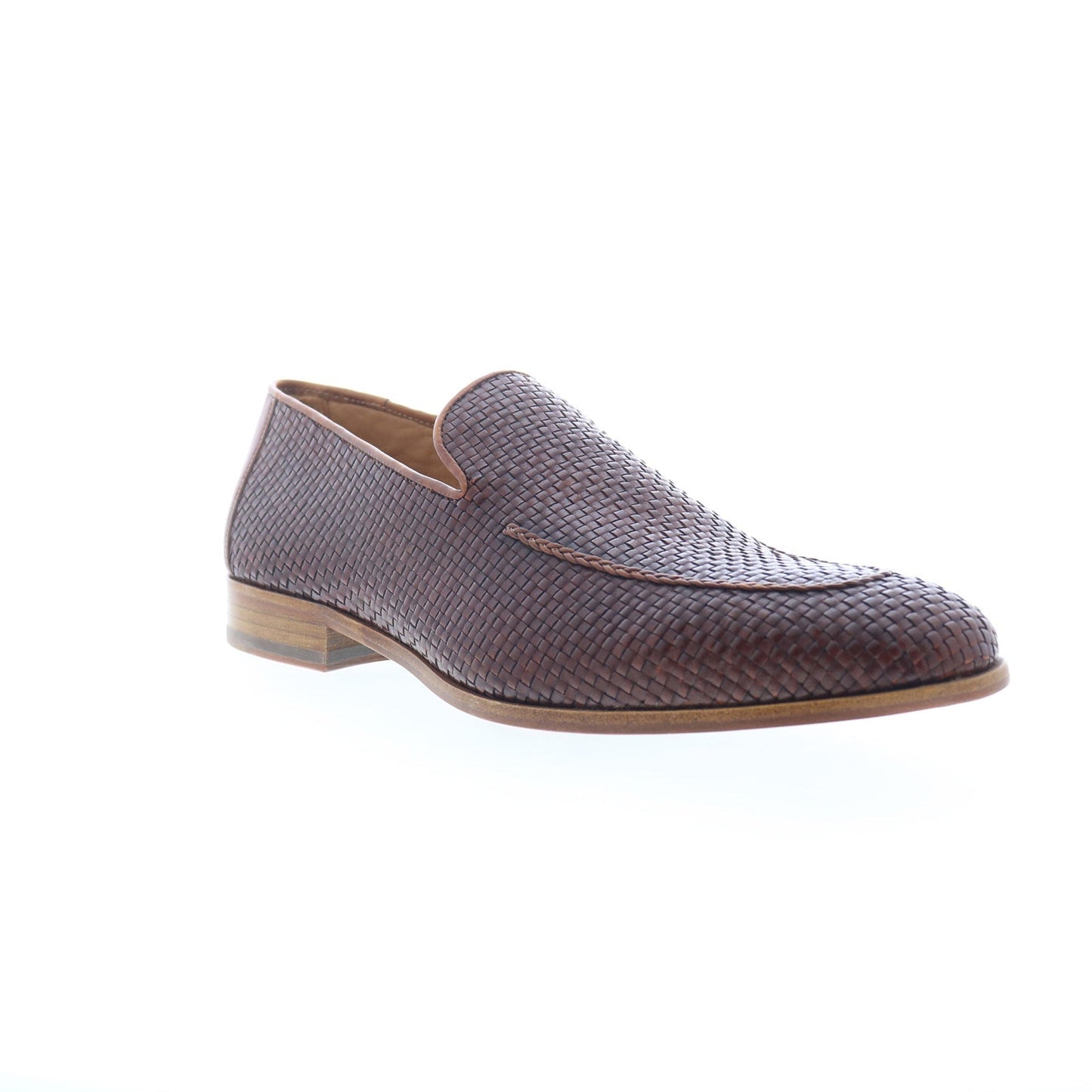 Mezlan Abas Woven Calfskin Loafer 20269 Mens Brown Loafers Casual Shoes