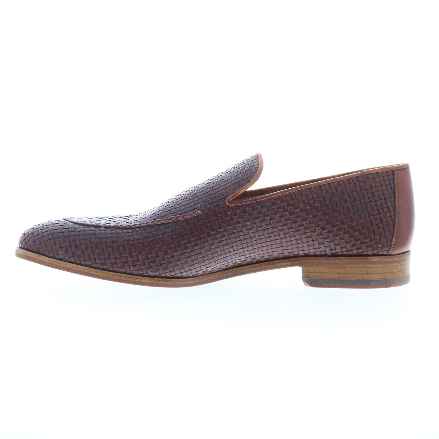Mezlan Abas Woven Calfskin Loafer 20269 Mens Brown Loafers Casual Shoes