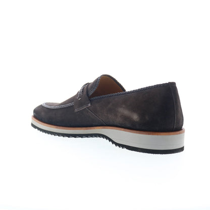 Mezlan Puerto Prego 20837 Mens Brown Suede Loafers & Slip Ons Casual Shoes