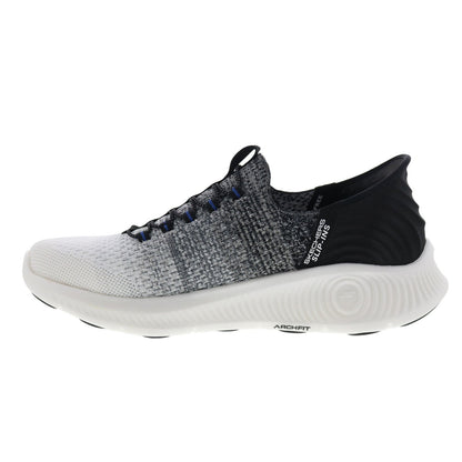 Skechers Go Walk Anywhere 216300-WBK Mens White Lifestyle Sneakers Shoes