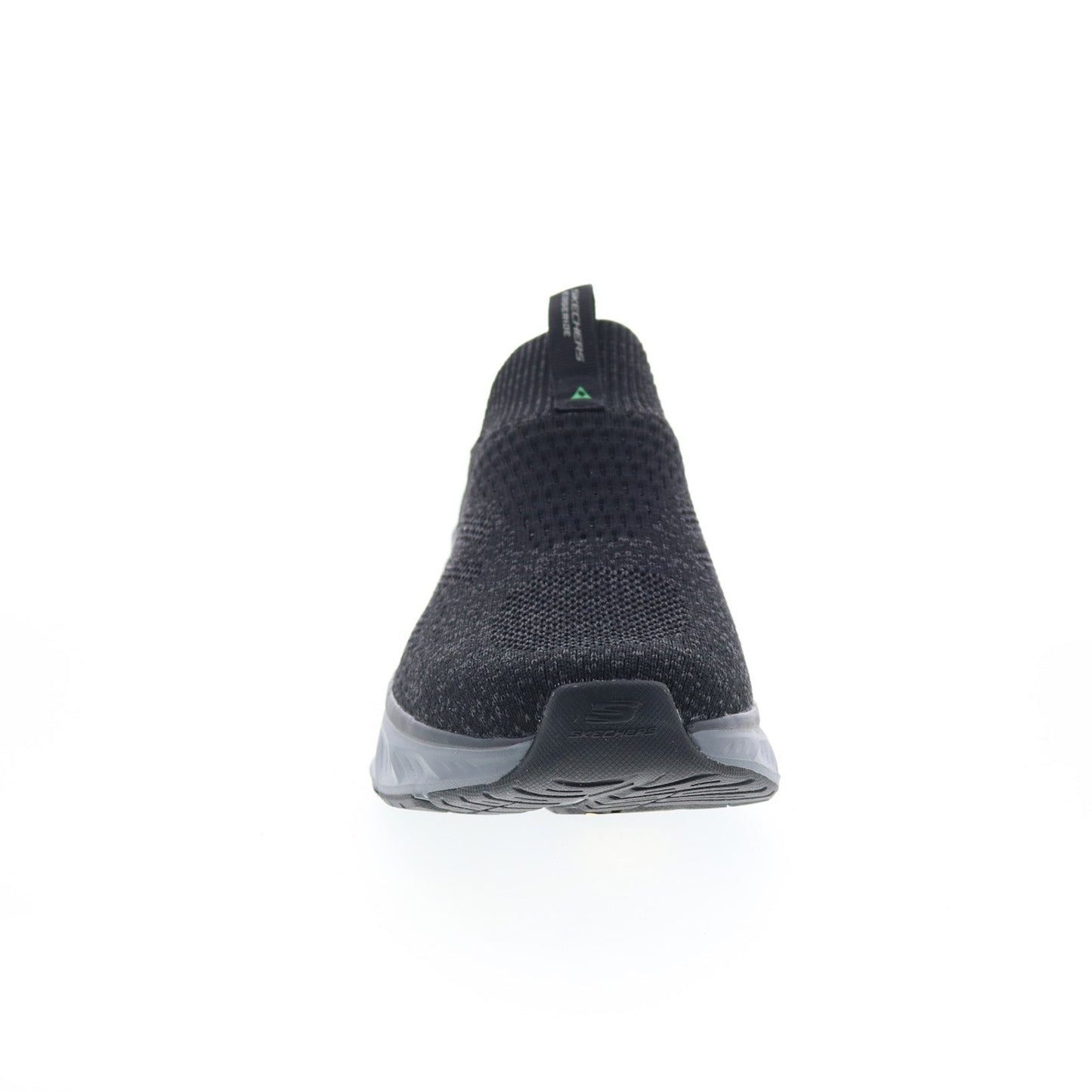 Skechers Slip-ins Edgeride Commissioner Mens Black Extra Wide Sneakers Shoes