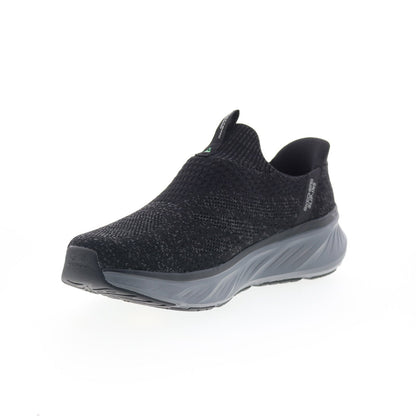 Skechers Slip-ins Edgeride Commissioner Mens Black Extra Wide Sneakers Shoes