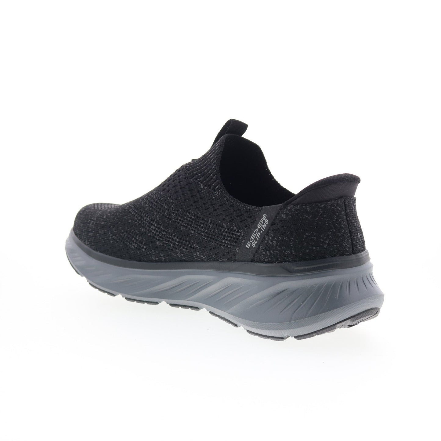 Skechers Slip-ins Edgeride Commissioner Mens Black Extra Wide Sneakers Shoes
