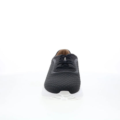 Johnston & Murphy 24-6267 Mens Black Canvas Lifestyle Sneakers Shoes