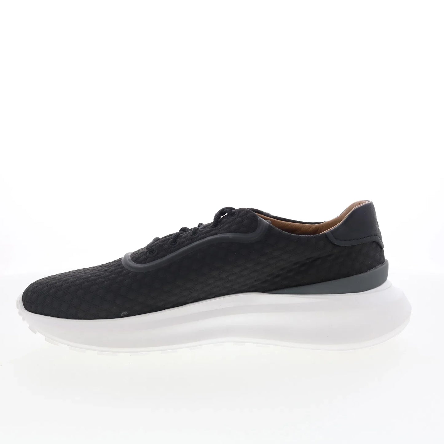 Johnston & Murphy 24-6267 Mens Black Canvas Lifestyle Sneakers Shoes