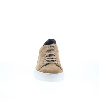 Johnston & Murphy 24-7242 Mens Brown Suede Lace Up Lifestyle Sneakers Shoes