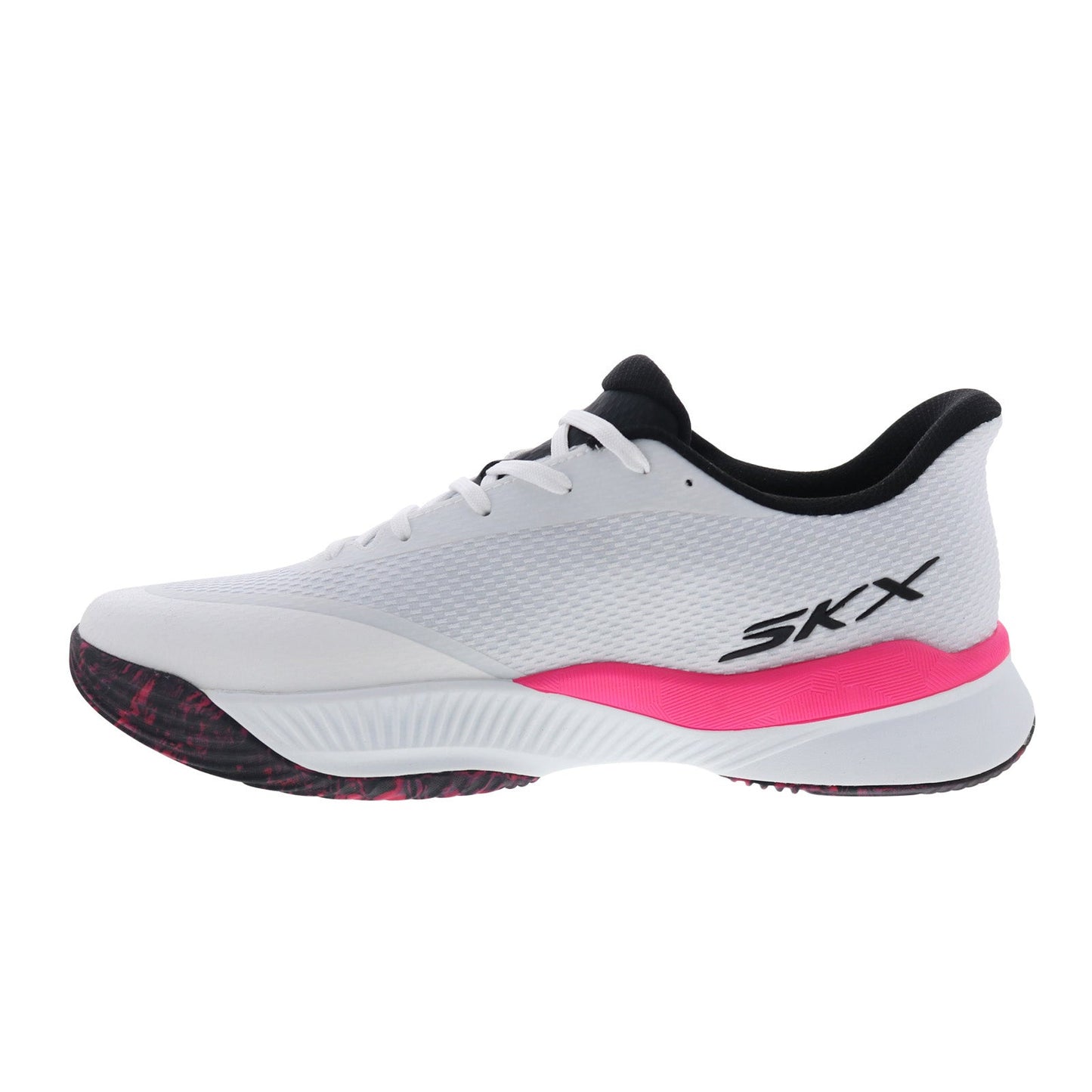 Skechers State Champ 246117-WMLT Mens White Mesh Athletic Pickleball Shoes