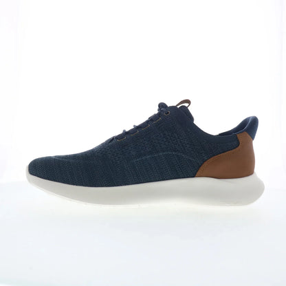 Johnston & Murphy 25-0739 Mens Blue Canvas Lace Up Lifestyle Sneakers Shoes