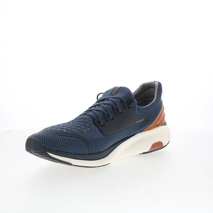 Johnston & Murphy 25-6599 Mens Blue Canvas Lace Up Lifestyle Sneakers Shoes
