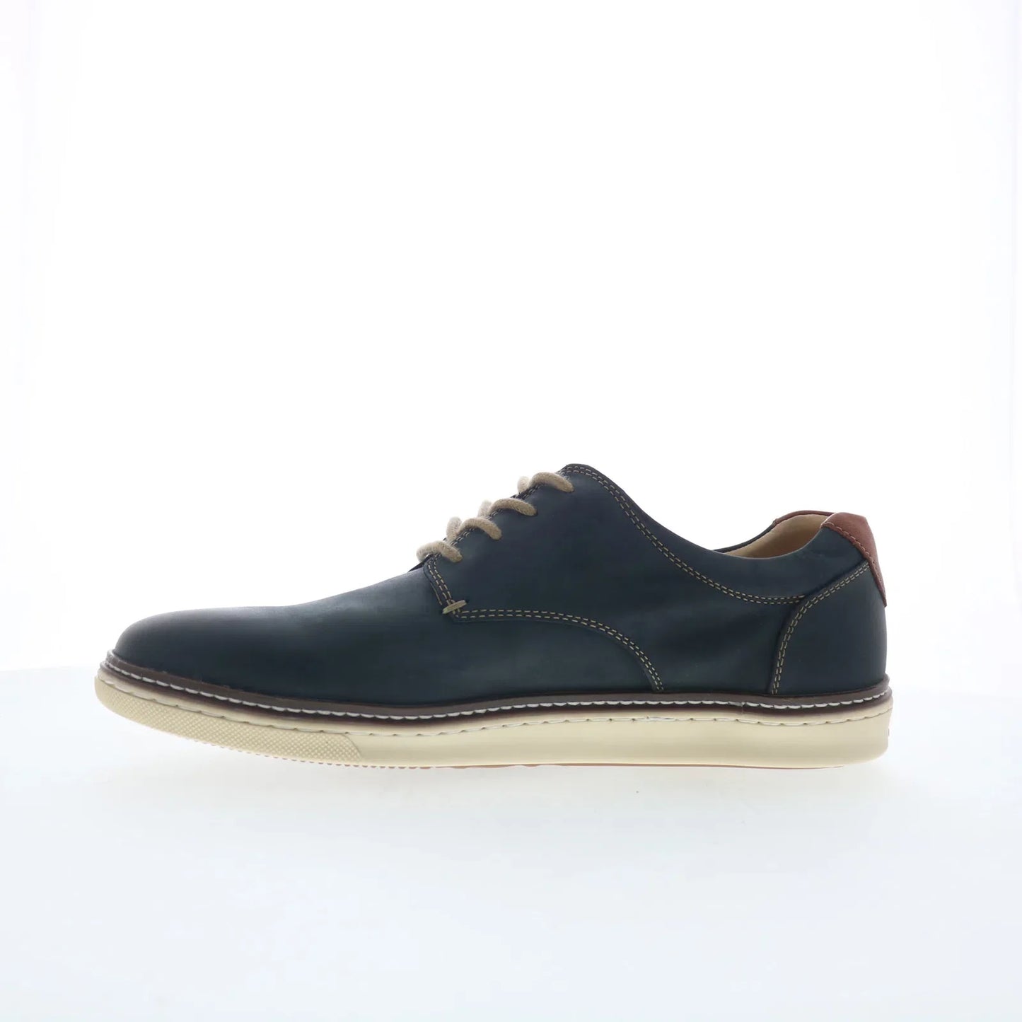 Johnston & Murphy 25-8359 Mens Blue Wide Leather Lifestyle Sneakers Shoes