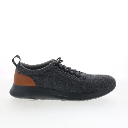 Johnston & Murphy 25-8939 Mens Black Canvas Lace Up Lifestyle Sneakers Shoes
