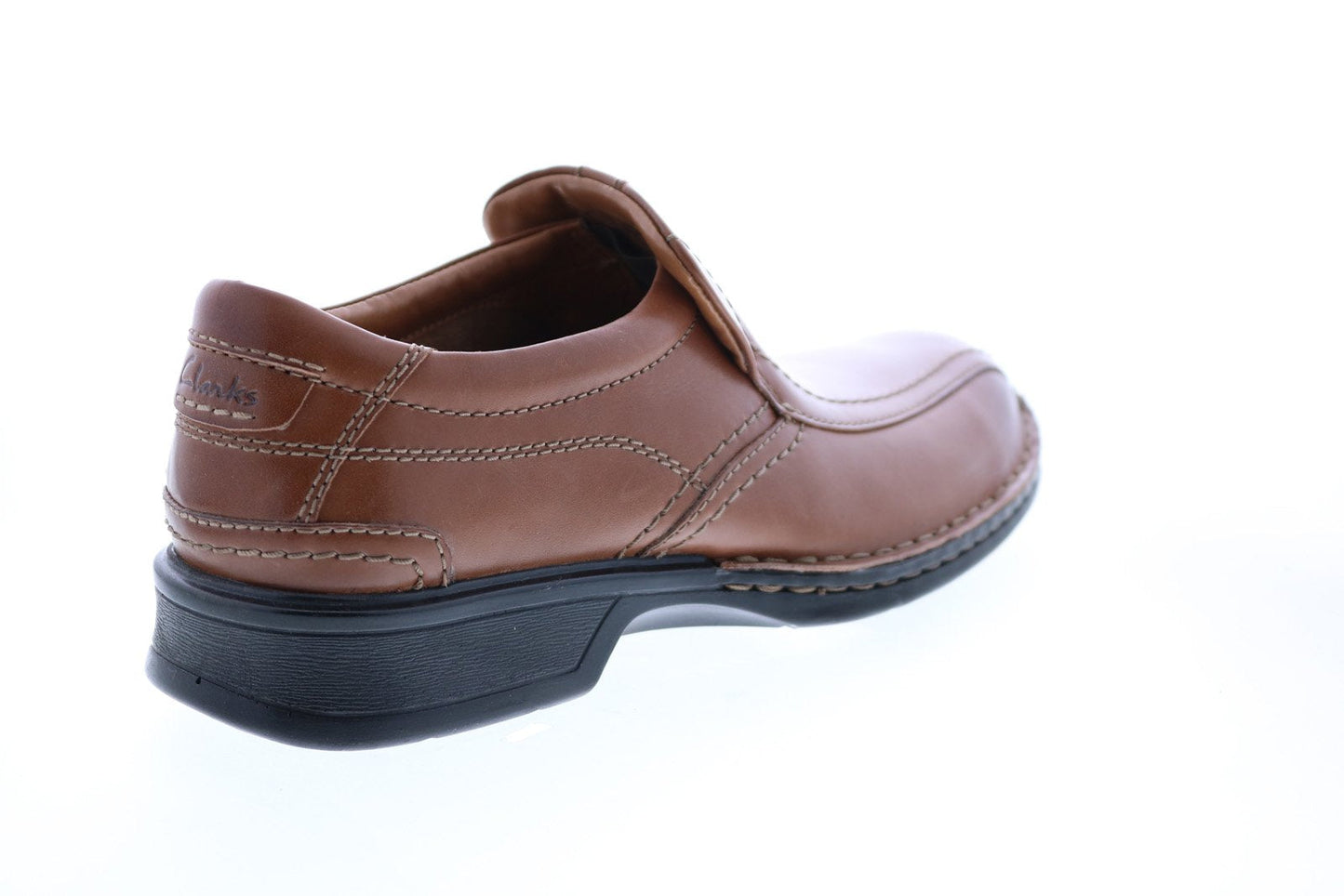 Clarks Escalade Step 26113919 Mens Brown Wide Leather Loafers Casual Shoes