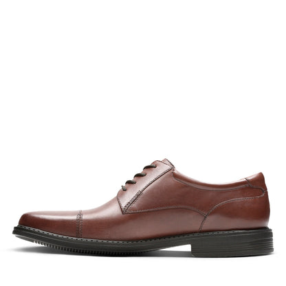 Bostonian Wenham Cap Mens Brown Wide Oxfords & Lace Ups Cap Toe Shoes