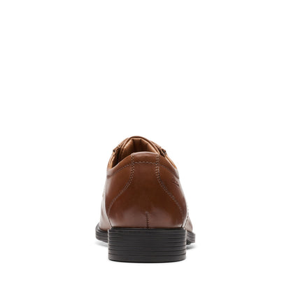 Clarks Whiddon Pace Mens Brown Wide Oxfords & Lace Ups Plain Toe Shoes