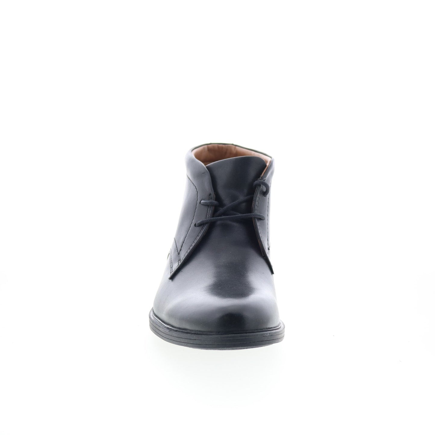 Clarks Whiddon Mid 26152914 Mens Black Leather Lace Up Chukkas Boots