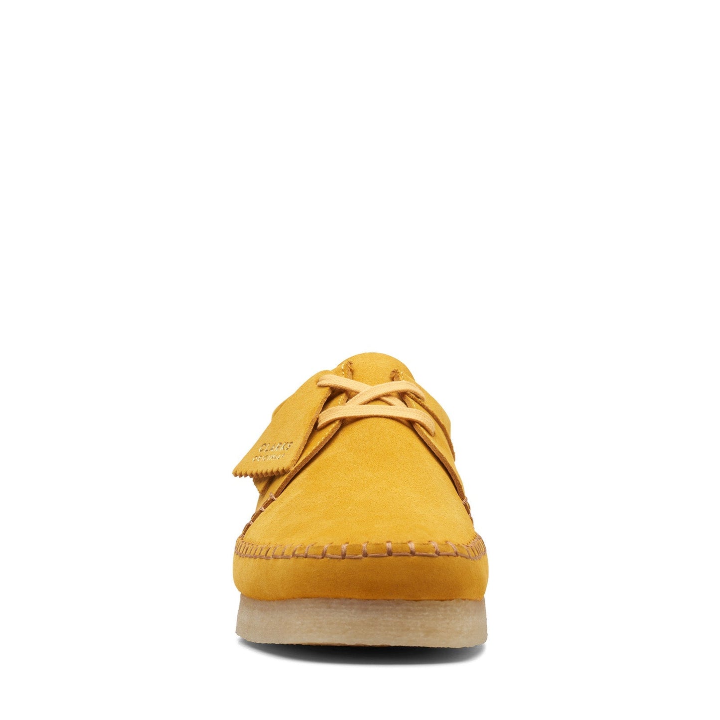 Clarks Weaver 26169439 Mens Yellow Suede Oxfords & Lace Ups Casual Shoes