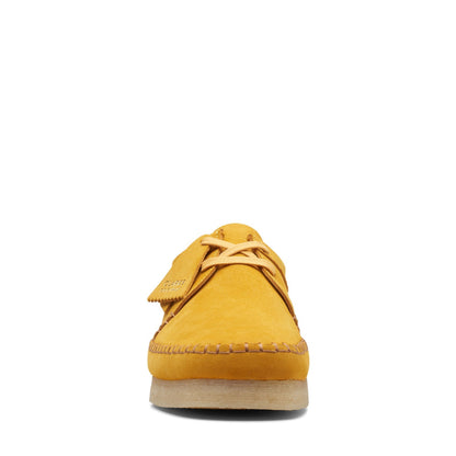 Clarks Weaver 26169439 Mens Yellow Suede Oxfords & Lace Ups Casual Shoes