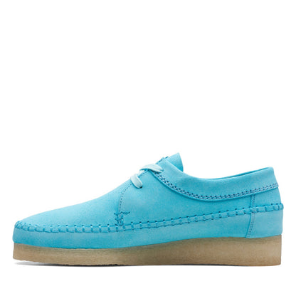 Clarks Weaver 26169444 Mens Blue Suede Oxfords & Lace Ups Casual Shoes