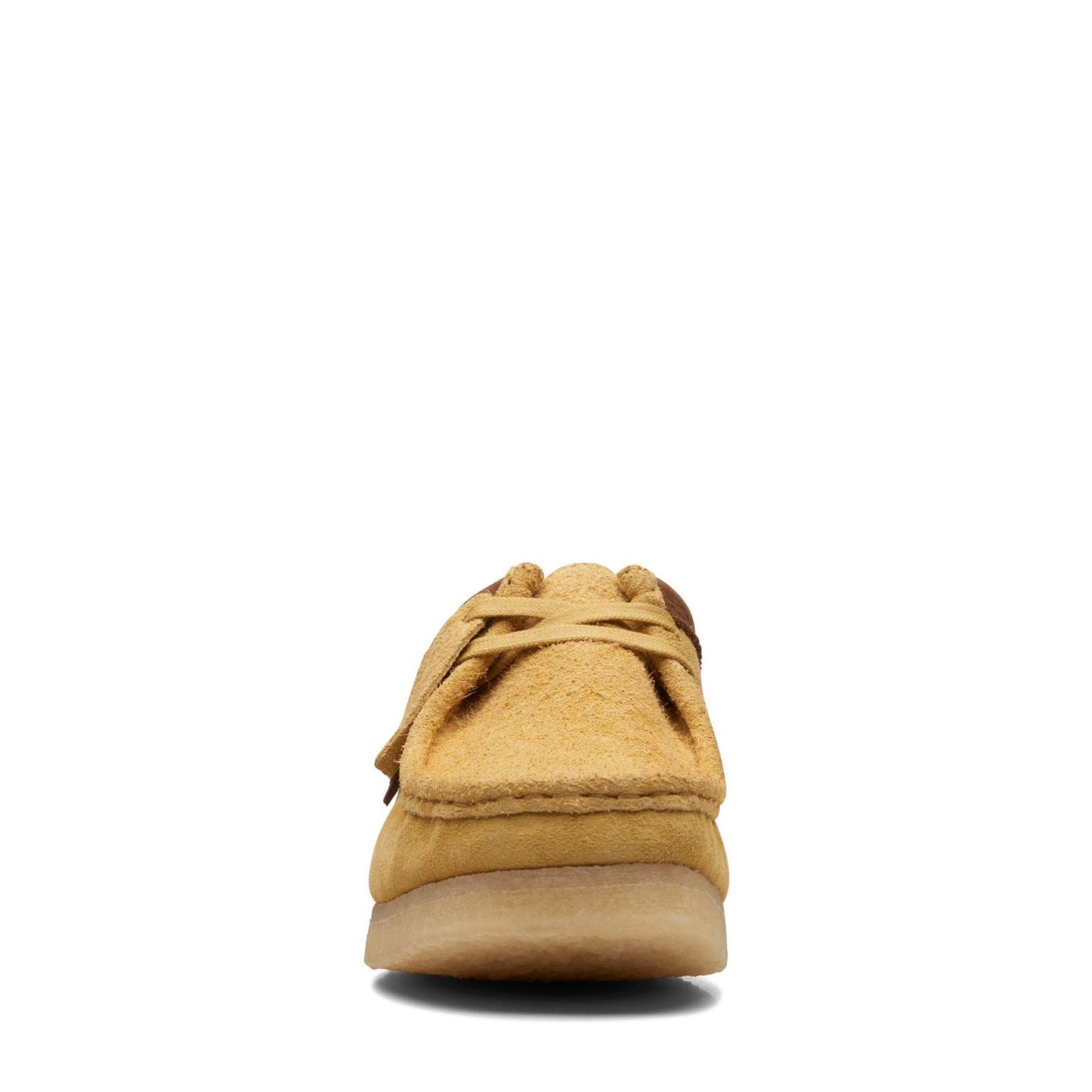 Clarks Wallabee 26170536 Mens Yellow Suede Oxfords & Lace Ups Casual Shoes