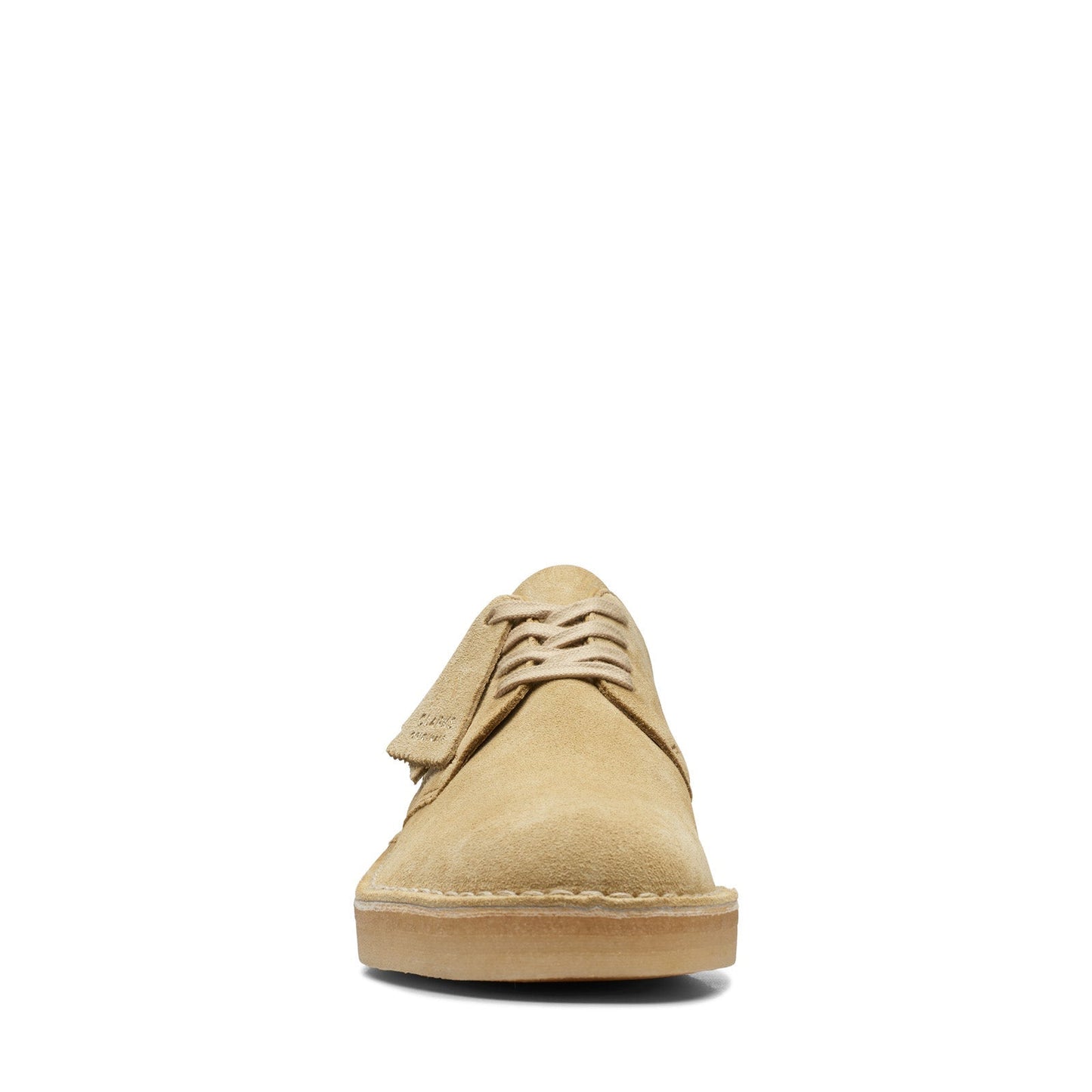 Clarks Coal London 26171491 Mens Beige Suede Oxfords & Lace Ups Casual Shoes