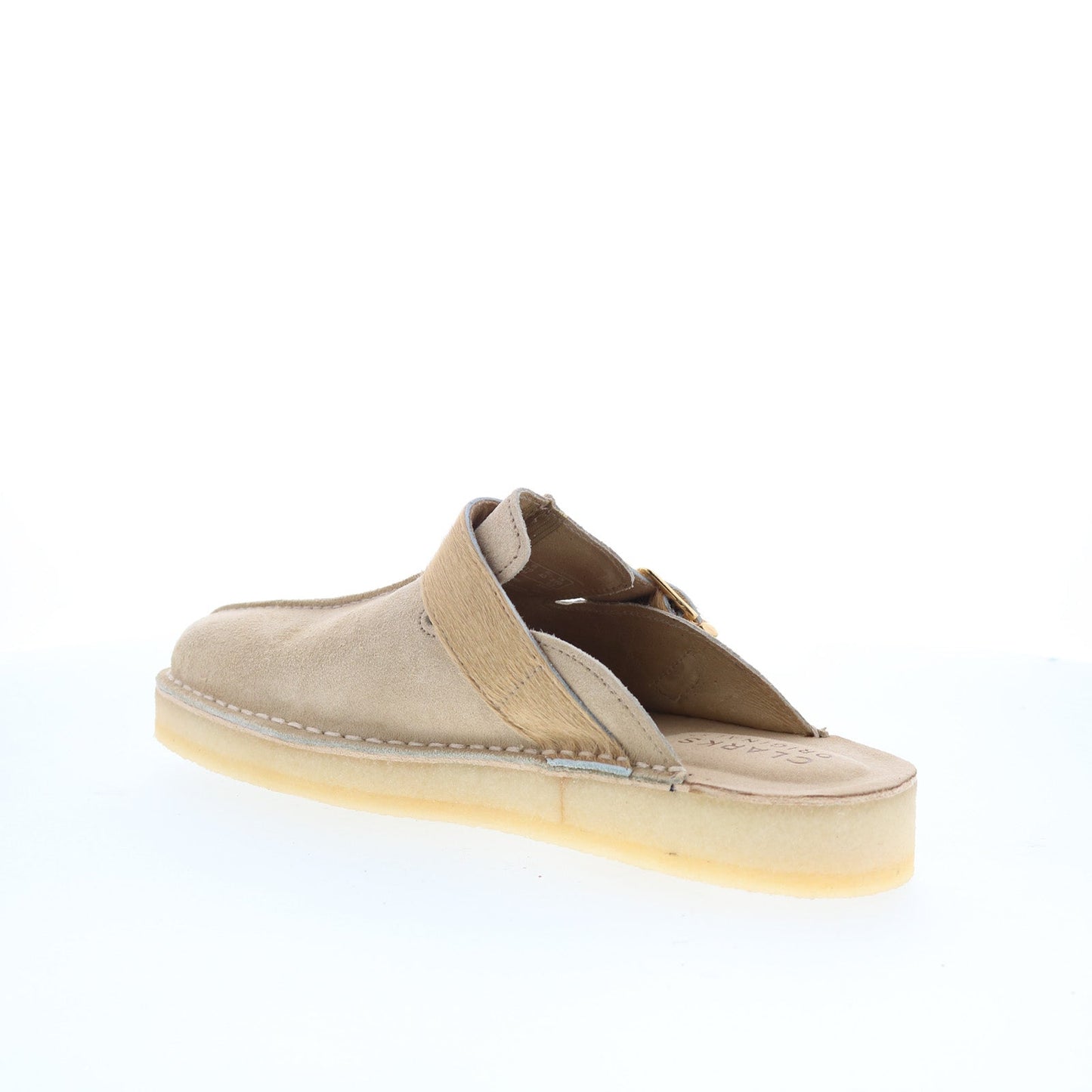 Clarks Trek Mule 26171989 Mens Gray Suede Mules Slippers Shoes