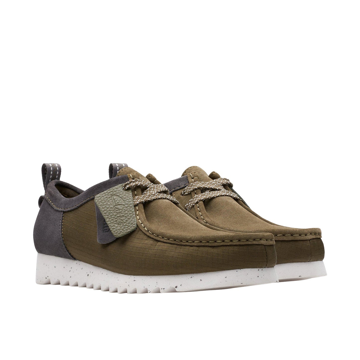 Clarks Wallabee FTRE LO 26176226 Mens Green Oxfords & Lace Ups Casual Shoes
