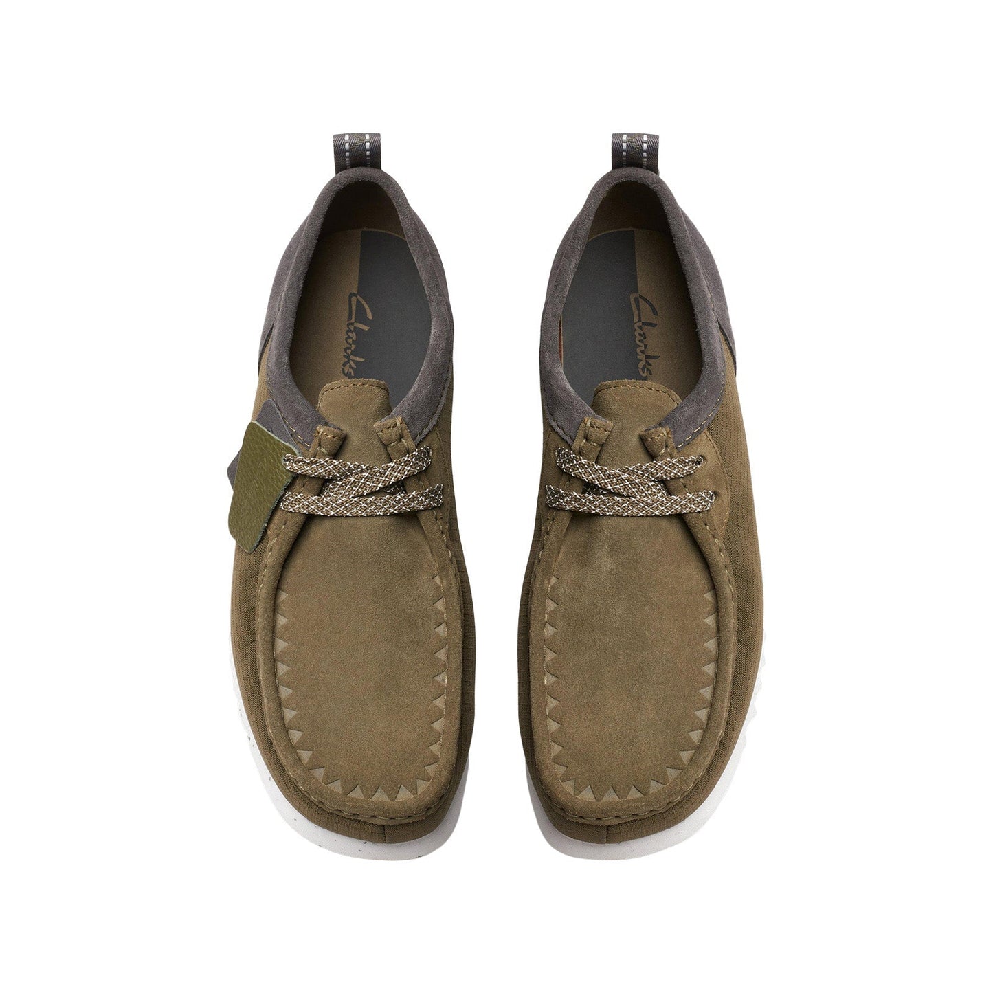 Clarks Wallabee FTRE LO 26176226 Mens Green Oxfords & Lace Ups Casual Shoes