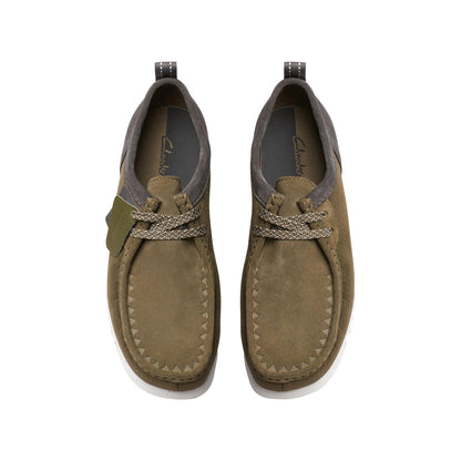 Clarks Wallabee FTRE LO 26176226 Mens Green Oxfords & Lace Ups Casual Shoes