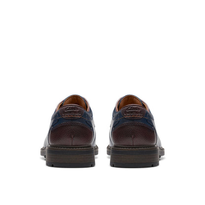 Clarks Un Shire Vibe Mens Blue Wide Oxfords & Lace Ups Cap Toe Shoes