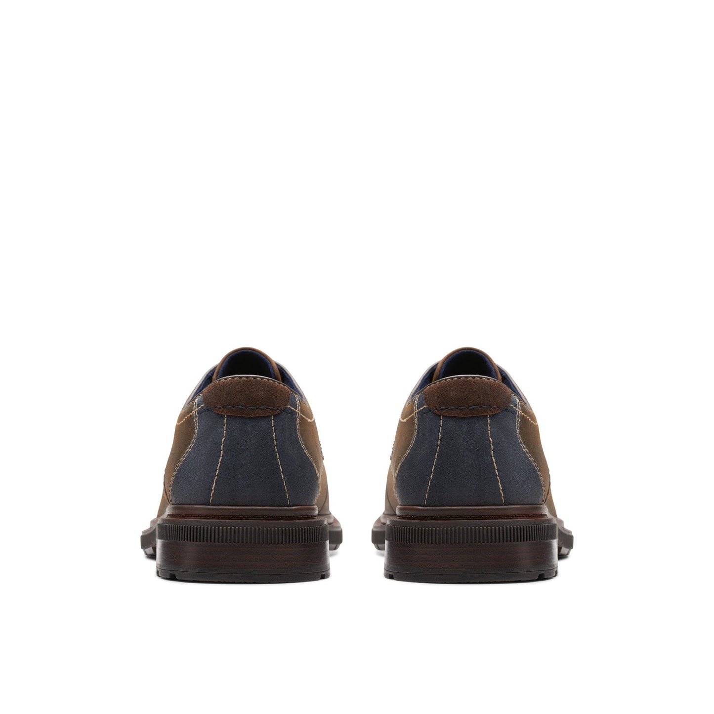 Clarks Burchill Derby 26176928 Mens Brown Oxfords & Lace Ups Plain Toe Shoes