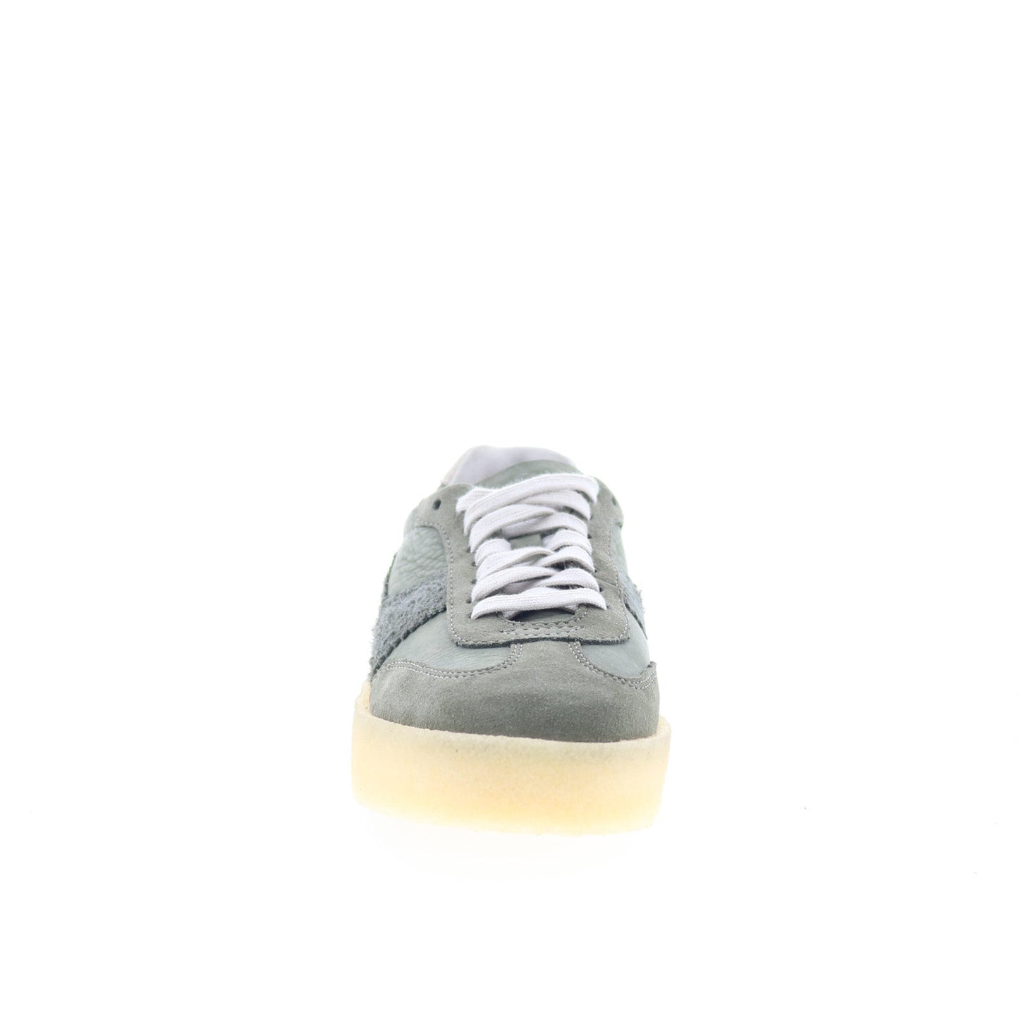Clarks Tor 80 26178160 Womens Green Suede Lace Up Lifestyle Sneakers Shoes
