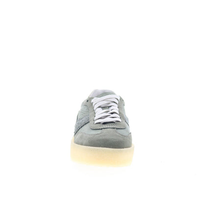 Clarks Tor 80 26178160 Womens Green Suede Lace Up Lifestyle Sneakers Shoes