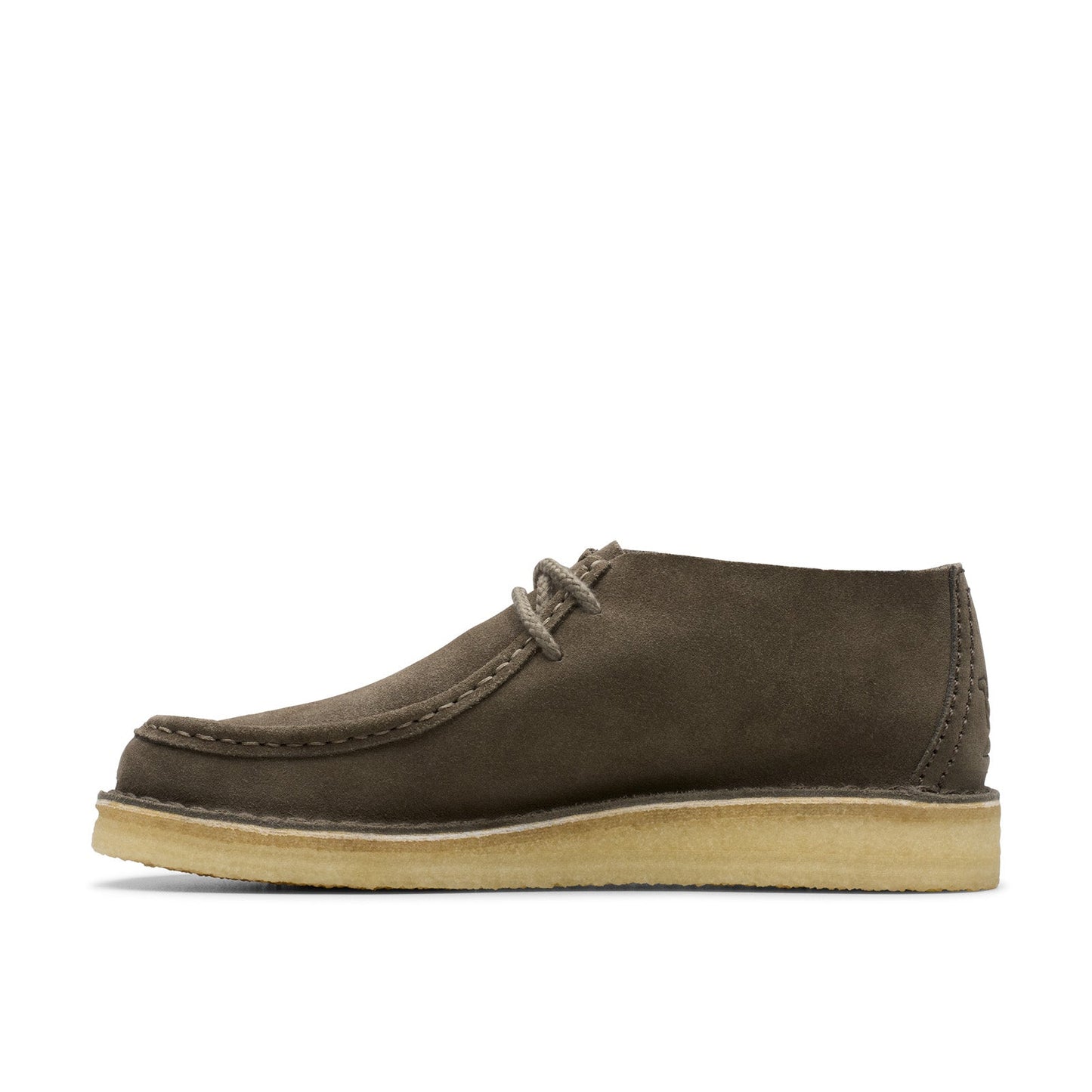 Clarks Desert Nomad 26178174 Mens Gray Suede Oxfords & Lace Ups Casual Shoes
